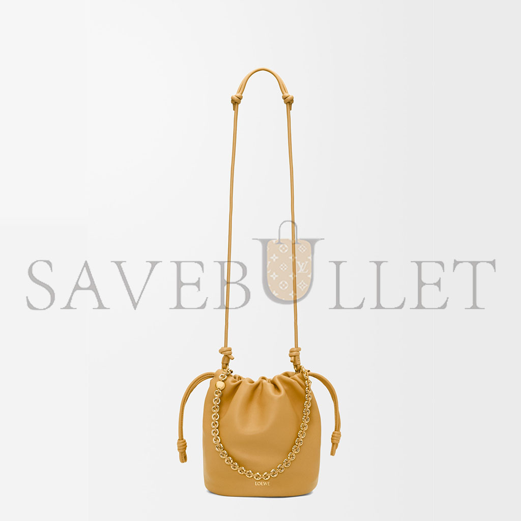 LOEWE FLAMENCO PURSE BUCKET IN MELLOW NAPPA LAMBSKIN 0011054657 (32*24*17cm)